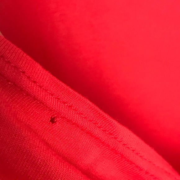 Foreign Exchange | Red Tank Top with Draping Back - Picture 7 of 7